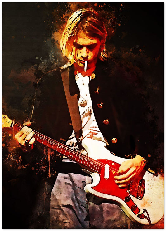 splatter by kurt cobain new art - @4147_design