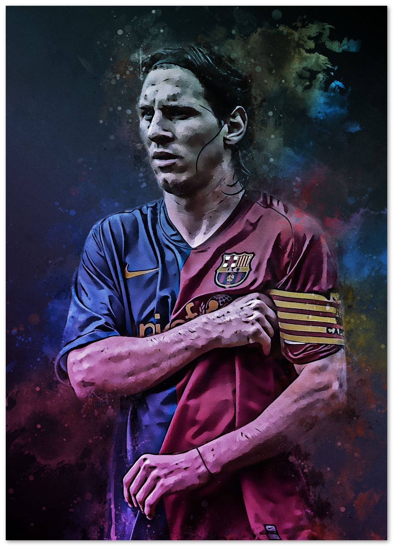 Splatter By Lionel Messi - @4147_design