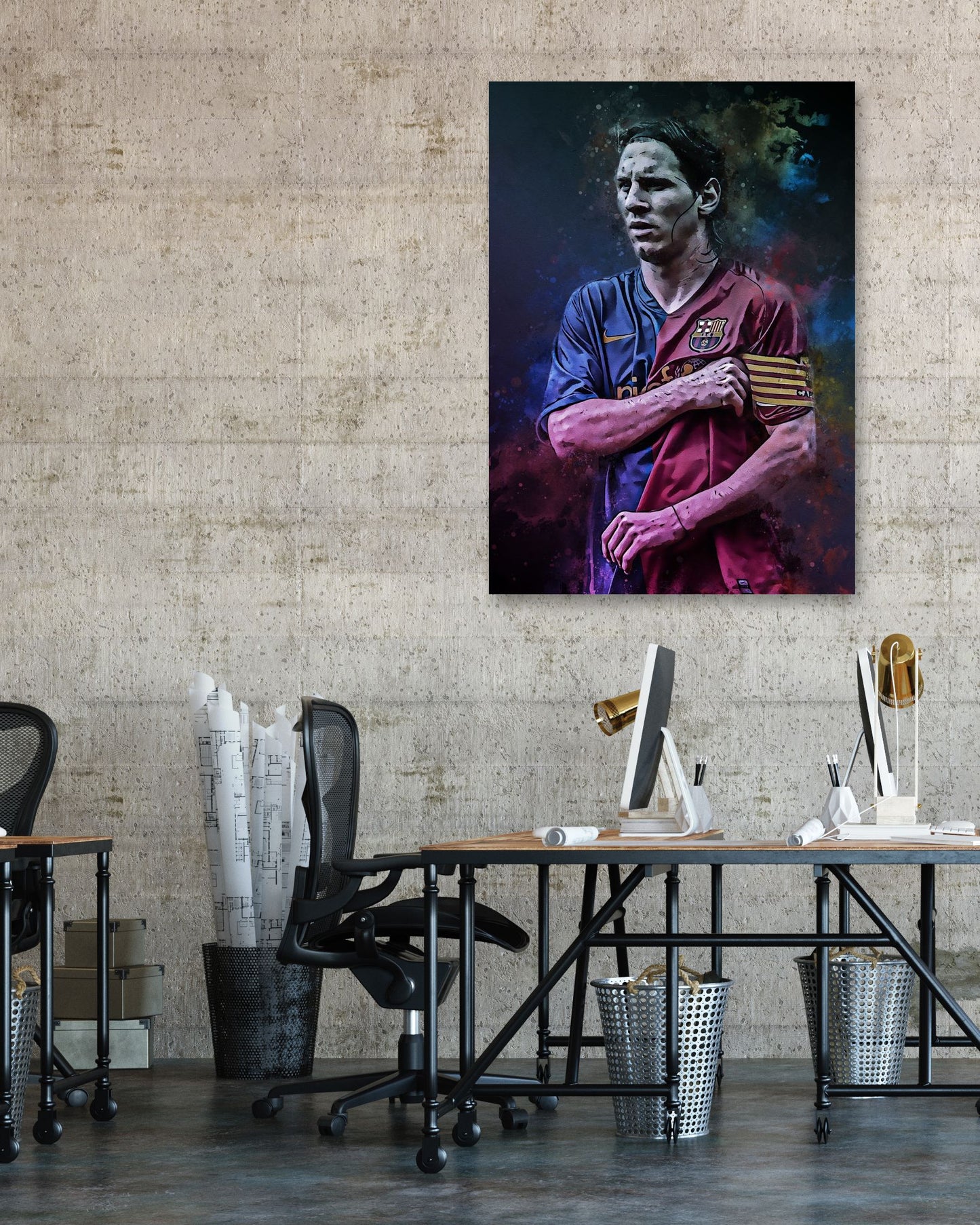 Splatter By Lionel Messi - @4147_design