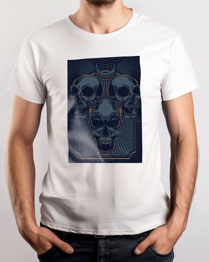 Skull Vintage Illustration - @PowerUpDesign