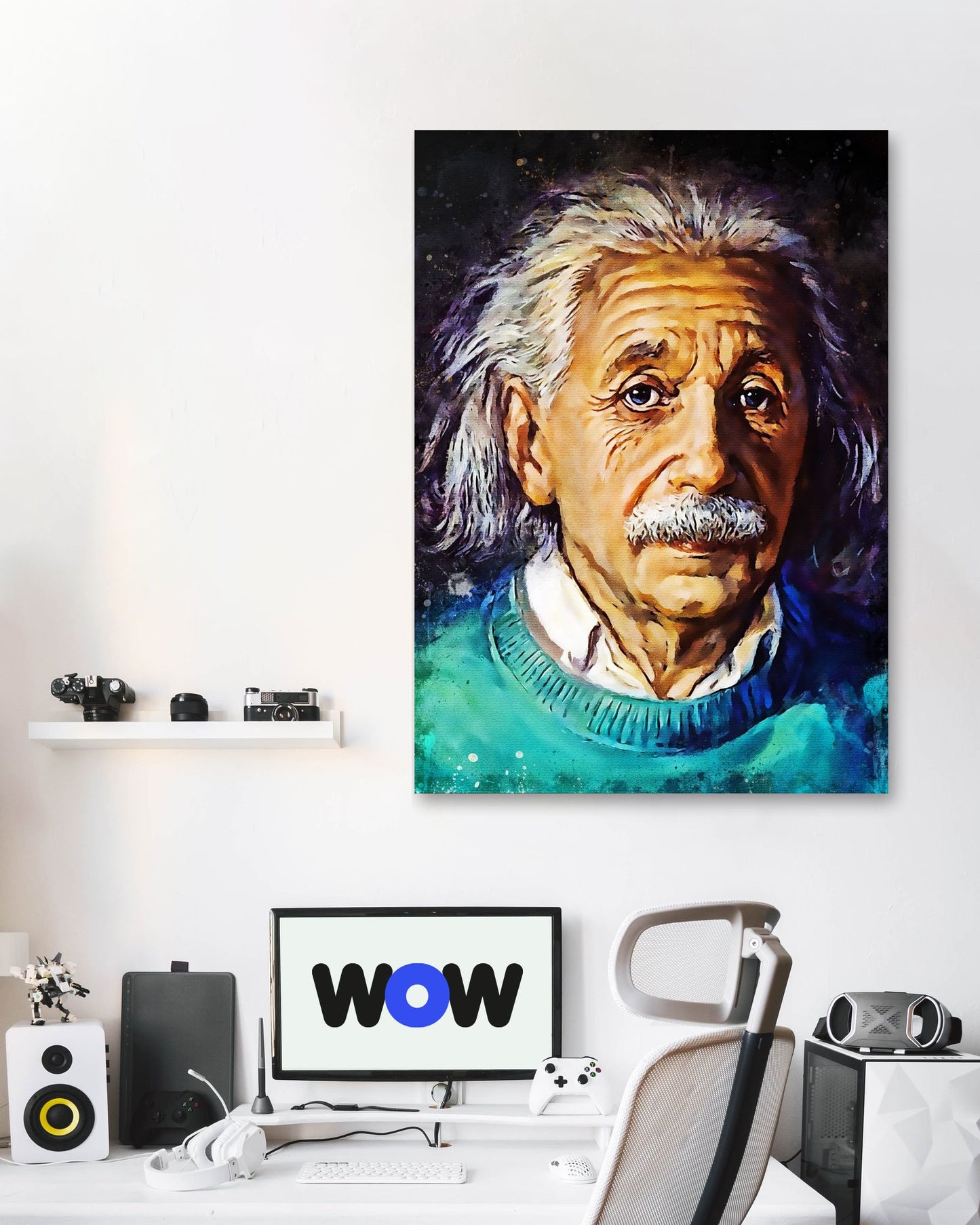 splatter By Albert Einstein - @4147_design