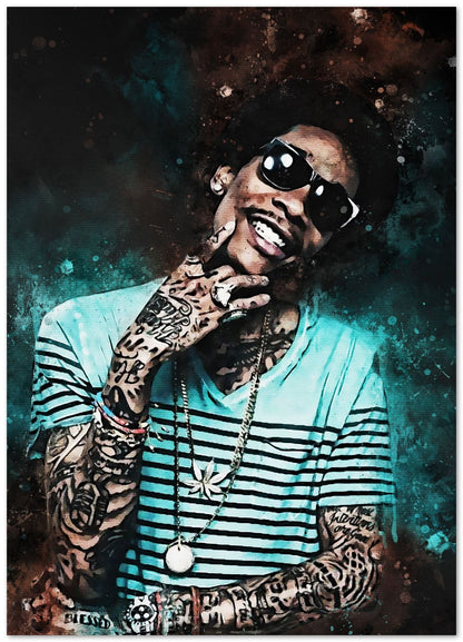 splatter by Wiz Khalifa - @4147_design