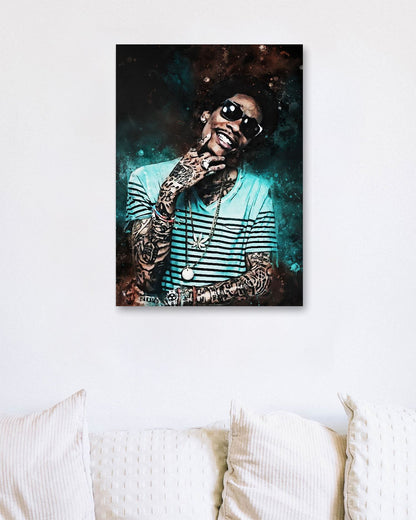 splatter by Wiz Khalifa - @4147_design