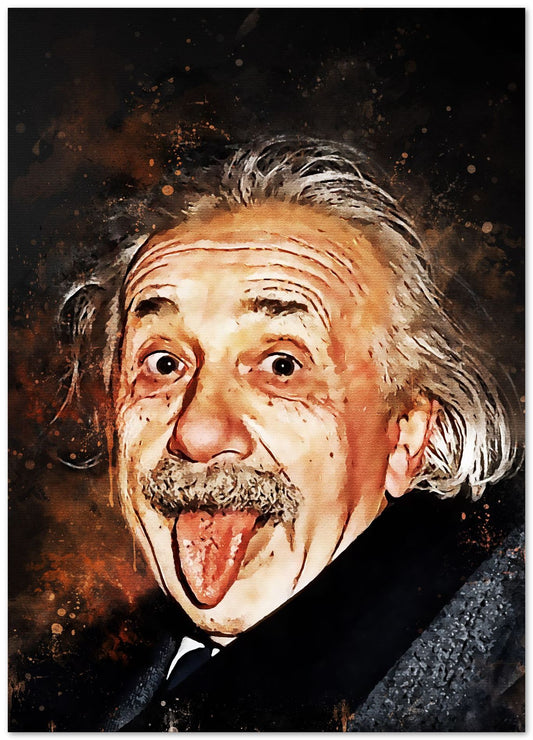 splatter By Albert Einstein new art - @4147_design