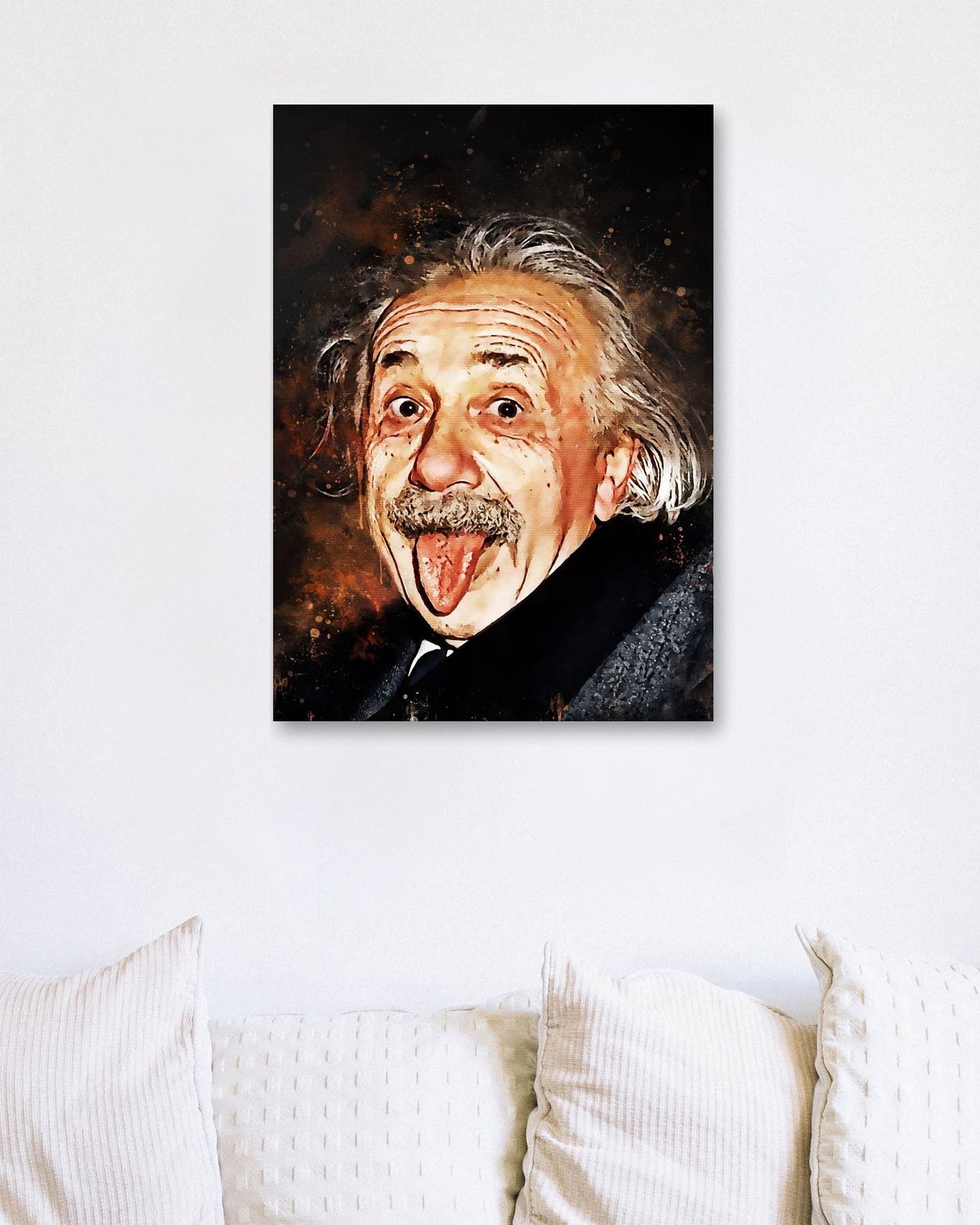 splatter By Albert Einstein new art - @4147_design