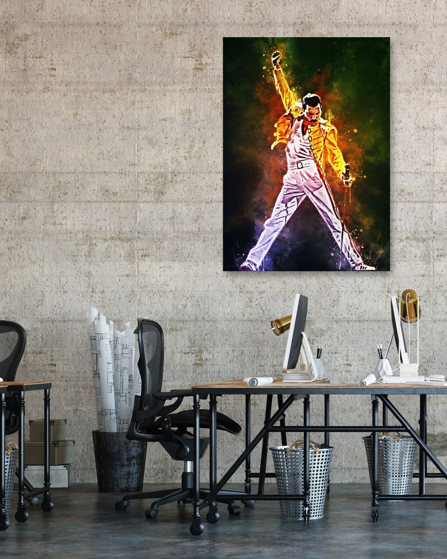 splatter by Freddie mercury - @4147_design