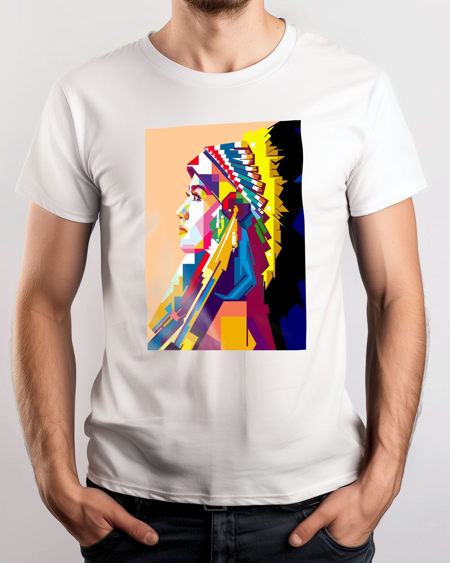 Apache Girl in Pop Art - @WPAPbyiant