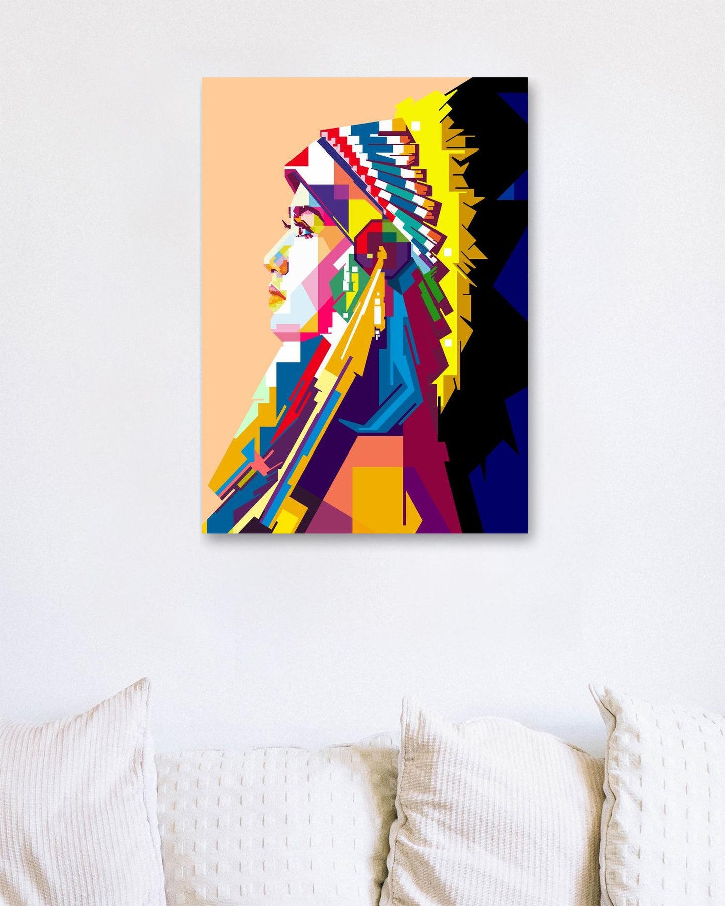 Apache Girl in Pop Art - @WPAPbyiant