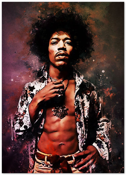 splatter by  Jimi Hendrix - @4147_design