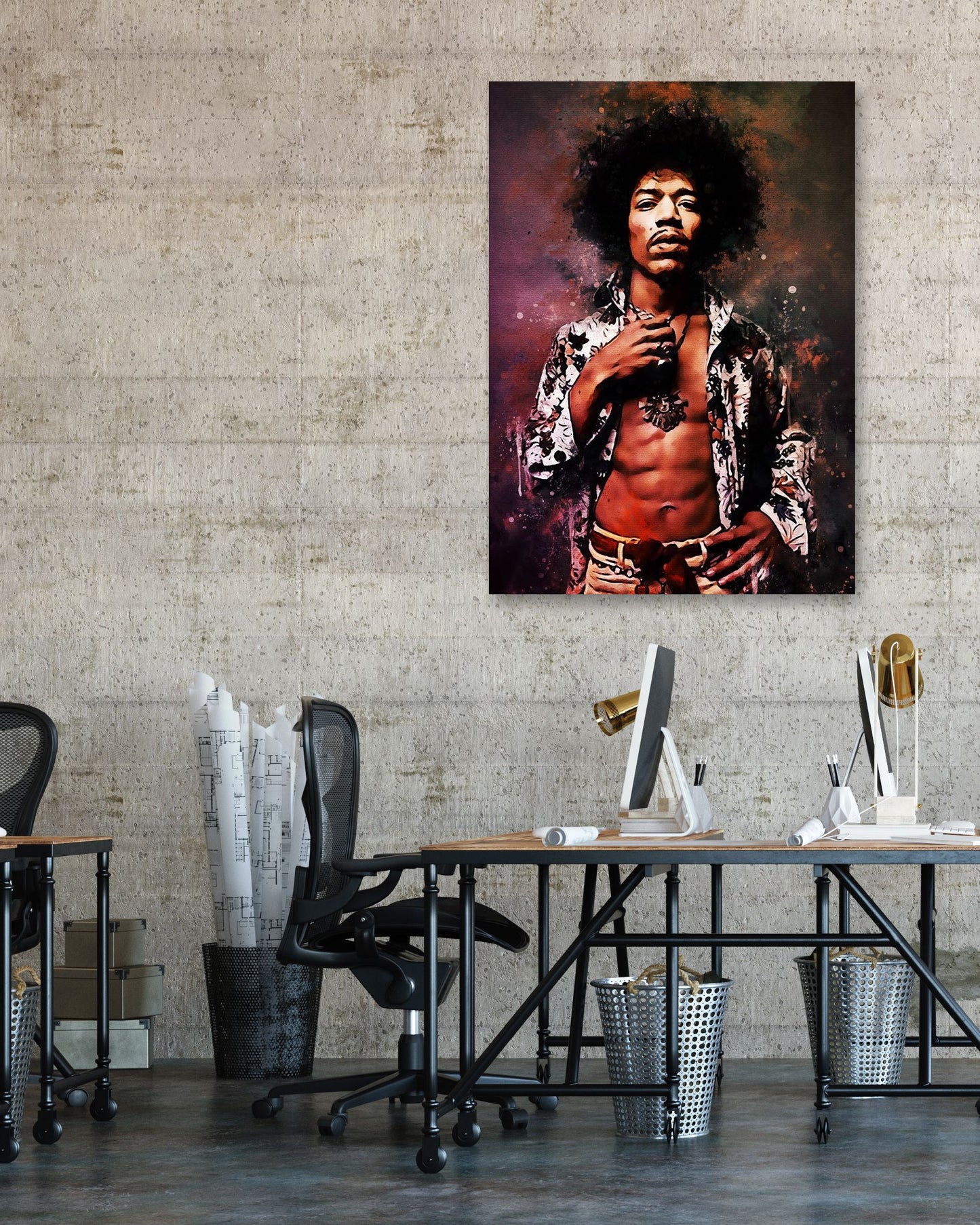 splatter by  Jimi Hendrix - @4147_design