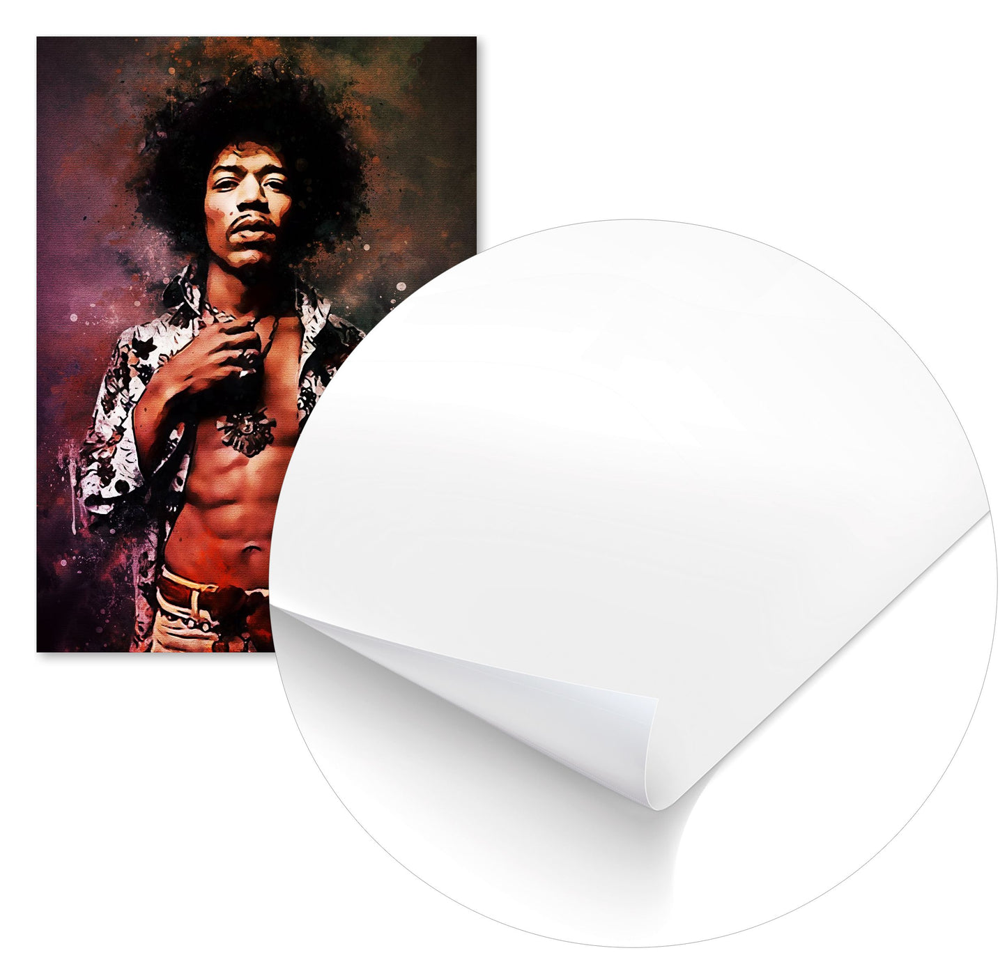 splatter by  Jimi Hendrix - @4147_design