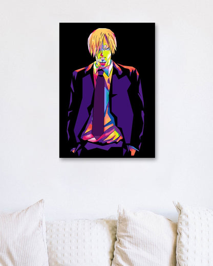 VINSMOKE SANJI WPAP POP ART - @hikenthree