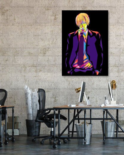 VINSMOKE SANJI WPAP POP ART - @hikenthree