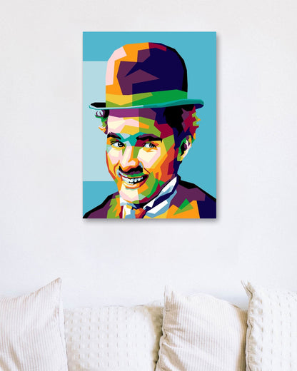 Charlie Chaplin in wpap art - @Mirupop_06