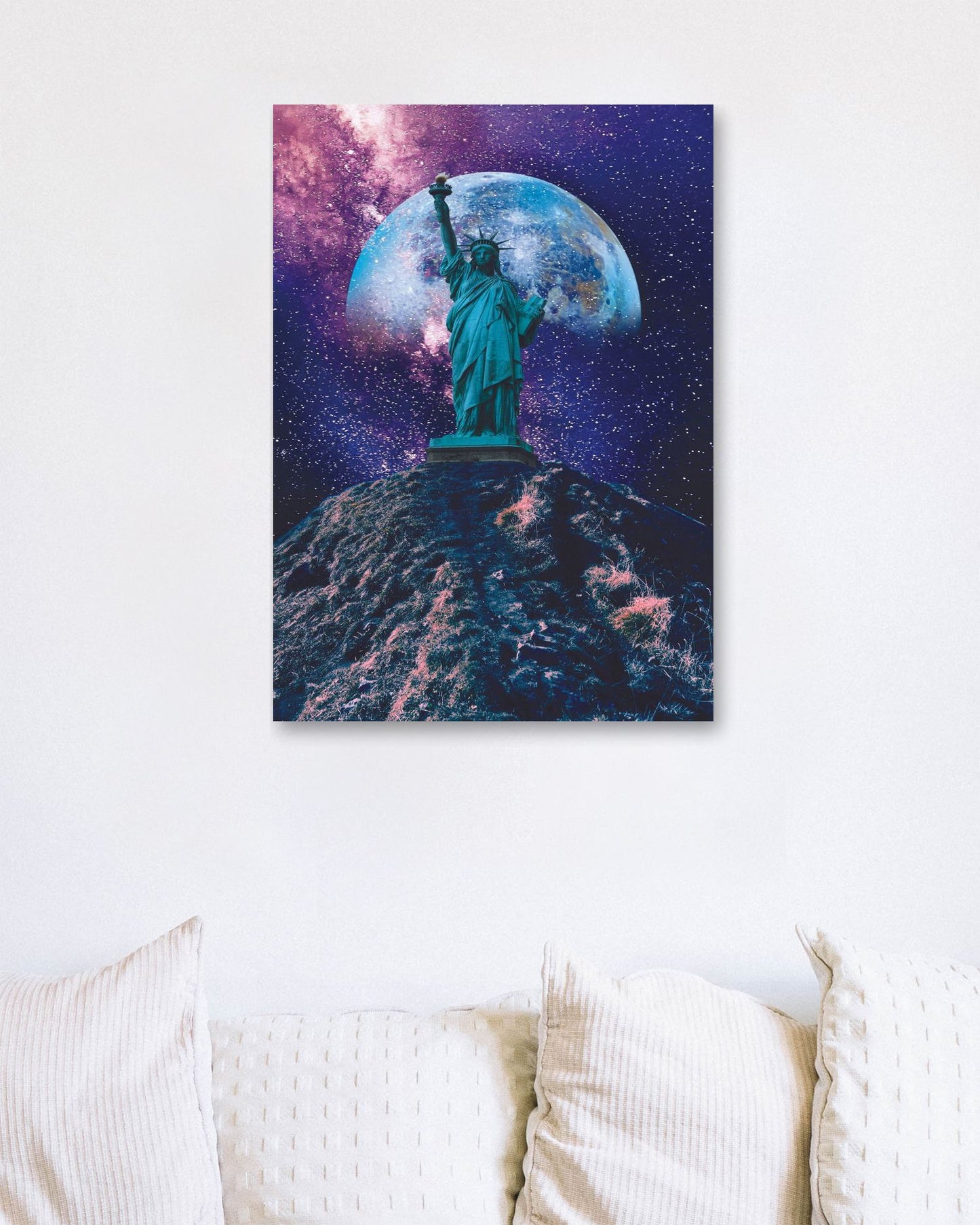 Statue Liberty Space Outer Galaxy 1 - @JeffNugroho