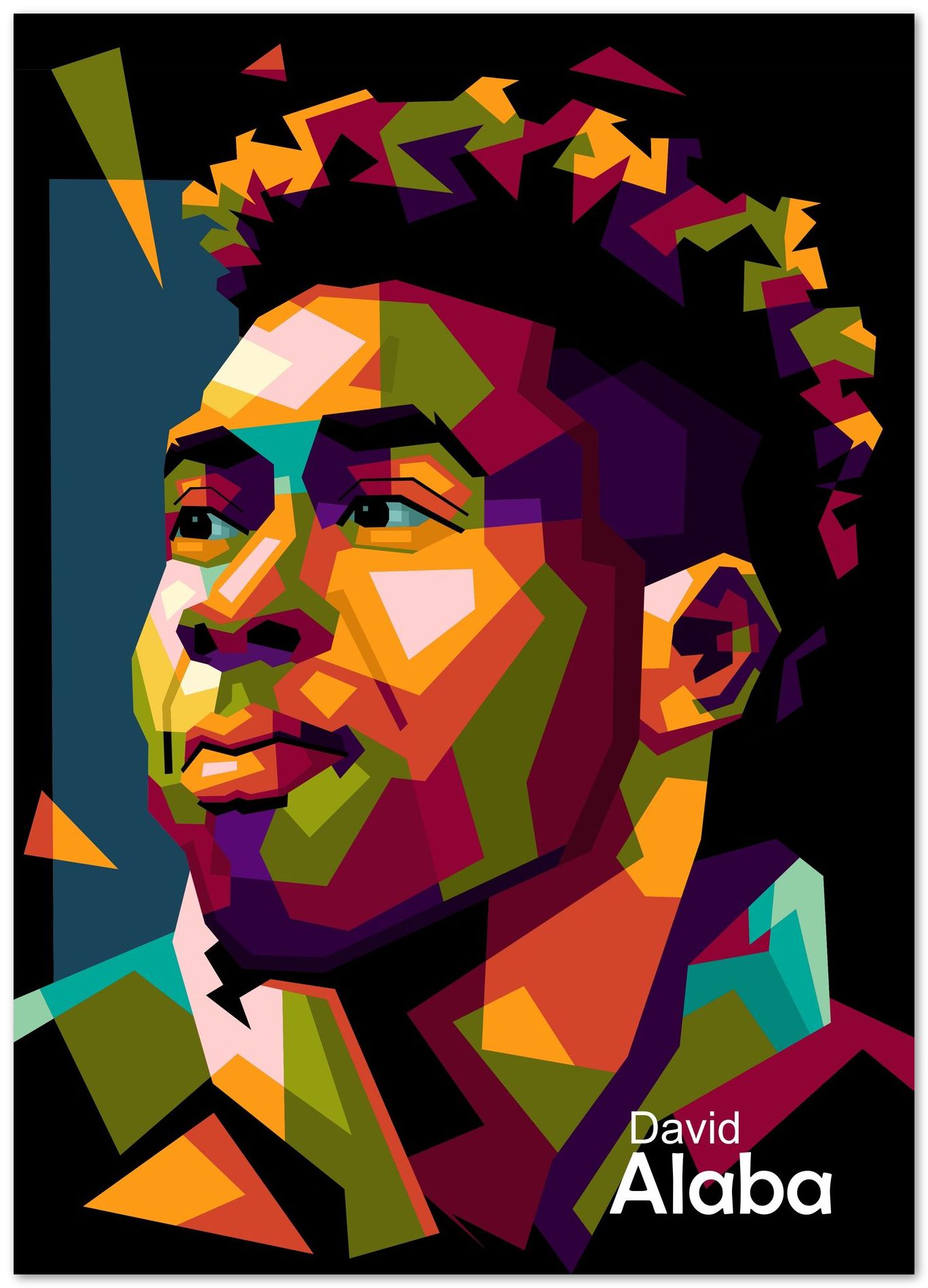 David Alaba in wpap pop art - @Mirupop_06