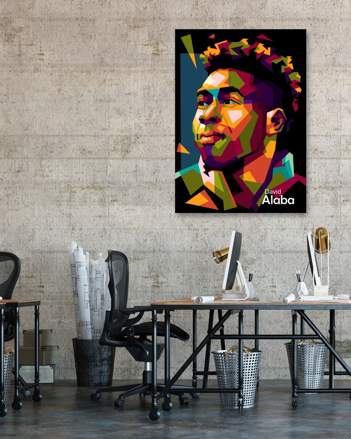 David Alaba in wpap pop art - @Mirupop_06