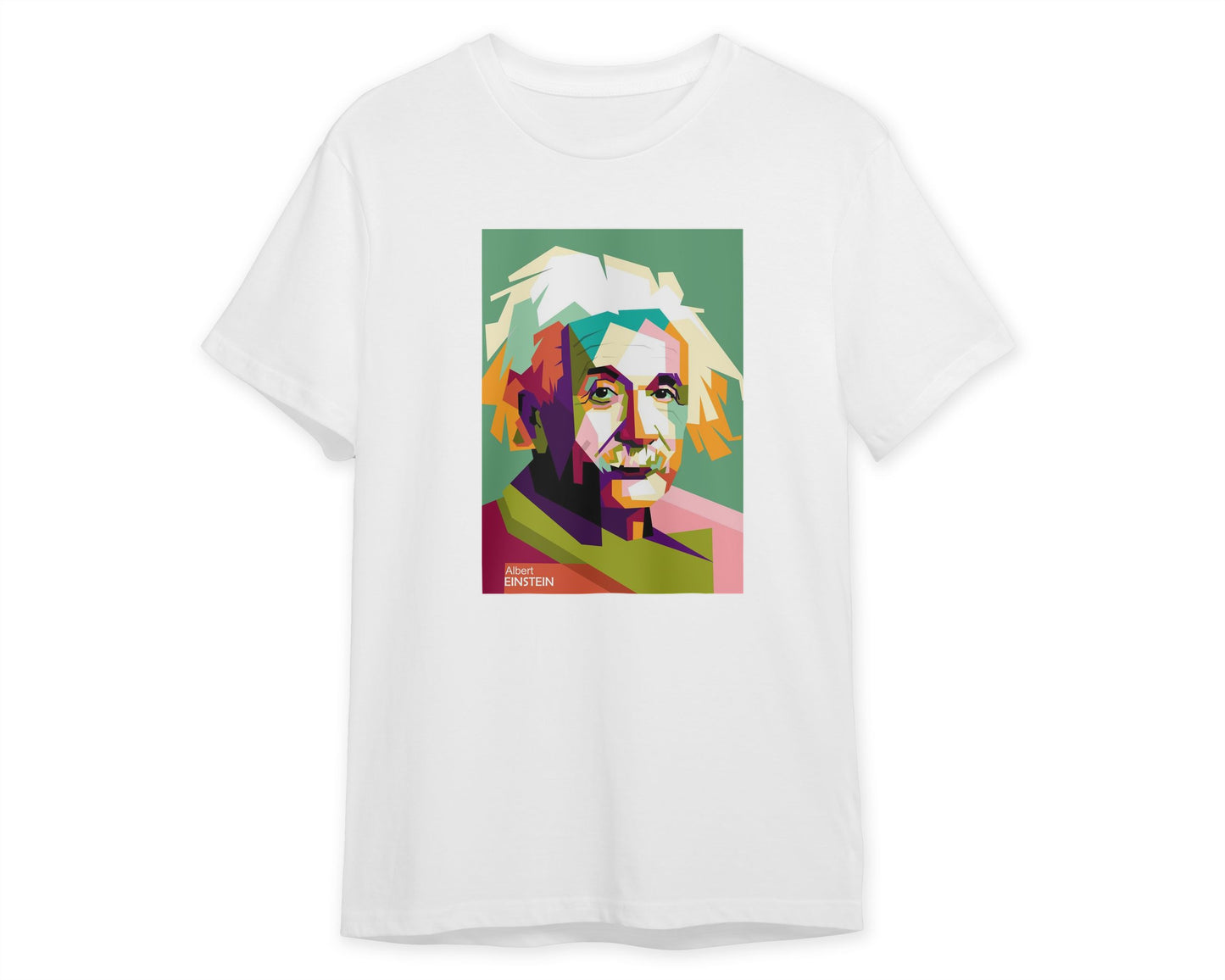 Albert Einstein in wpap pop art - @Mirupop_06