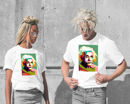 Albert Einstein in wpap pop art - @Mirupop_06