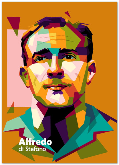 Alfredo di stefano in wpap pop art - @Mirupop_06