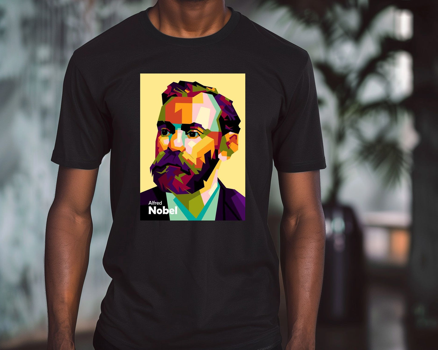 Alfred Nobel trend pop art - @Mirupop_06