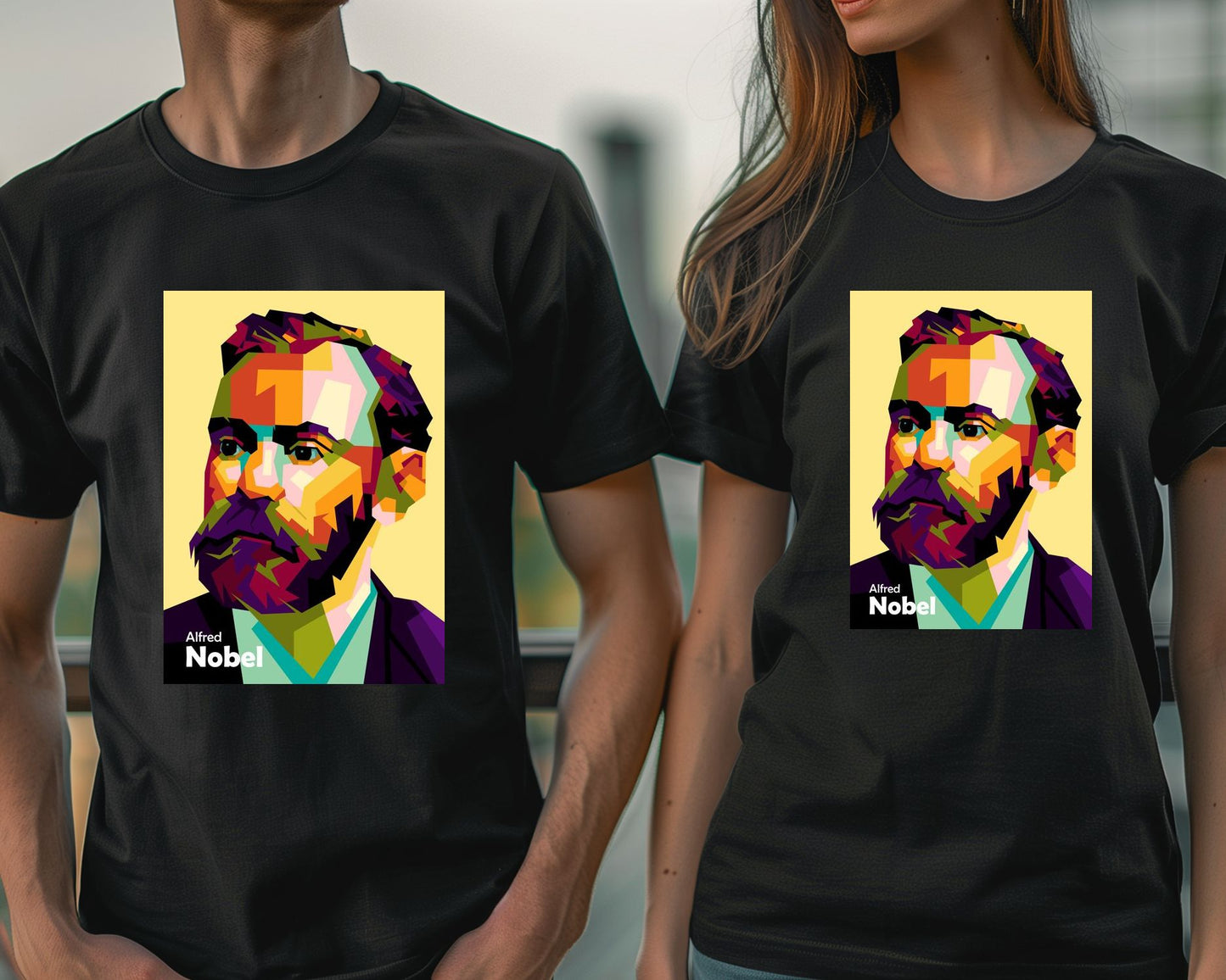 Alfred Nobel trend pop art - @Mirupop_06