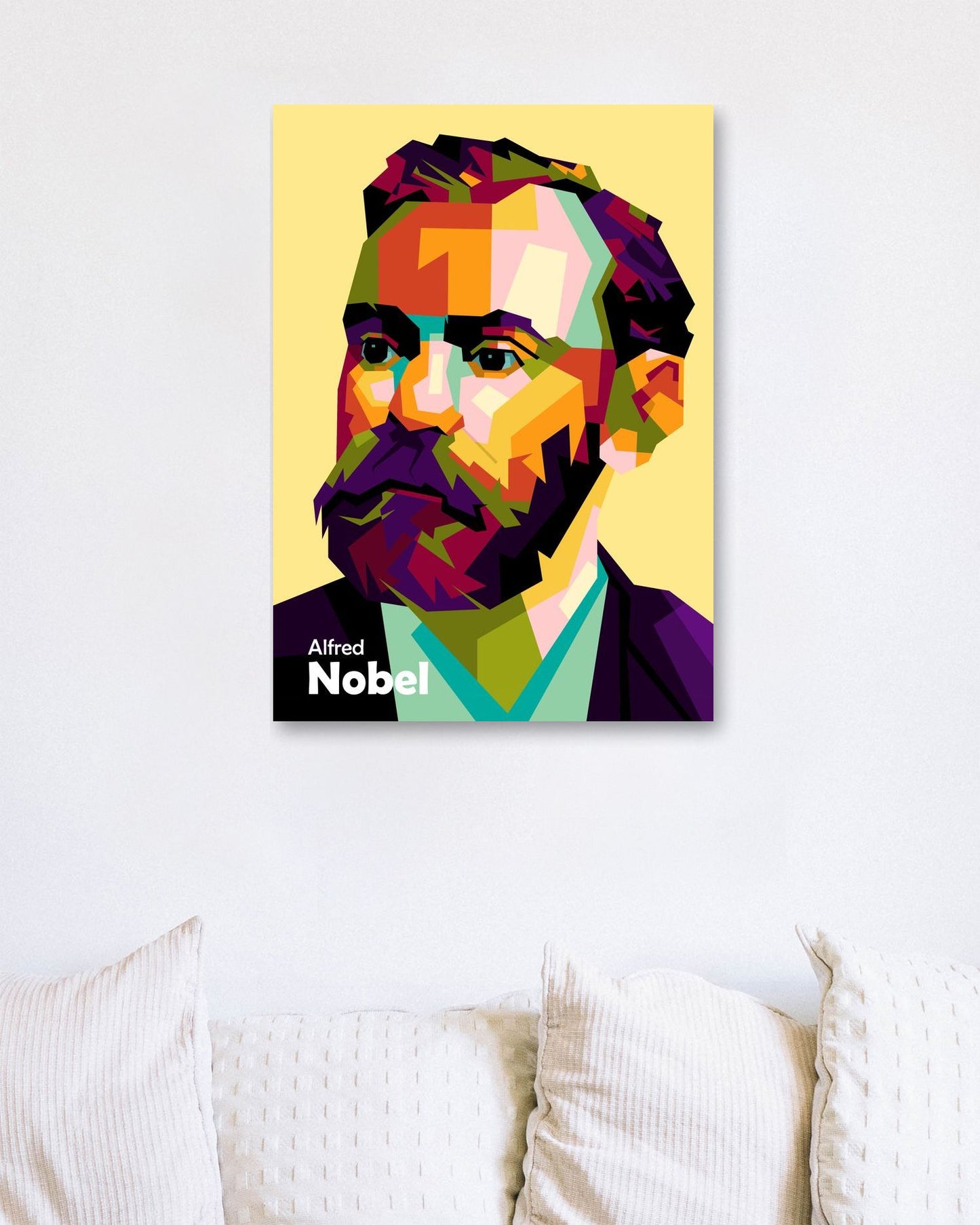 Alfred Nobel trend pop art - @Mirupop_06