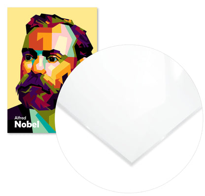 Alfred Nobel trend pop art - @Mirupop_06