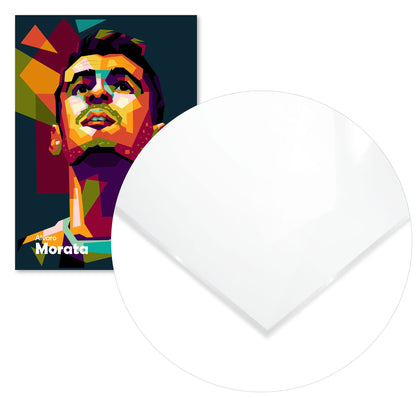 Alvaro Morata in WPAP POP ART - @Mirupop_06