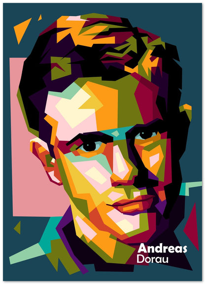 Andreas Dorau in amazing pop art - @Mirupop_06