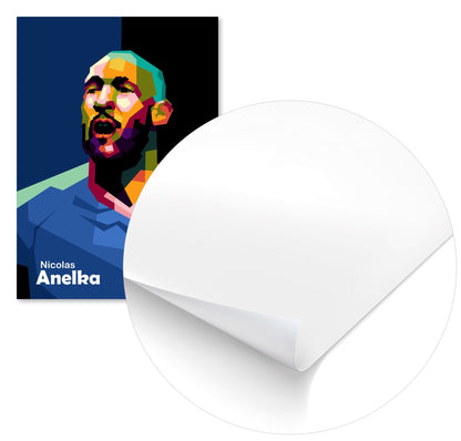 Nicolas Anelka in trend pop art - @Mirupop_06