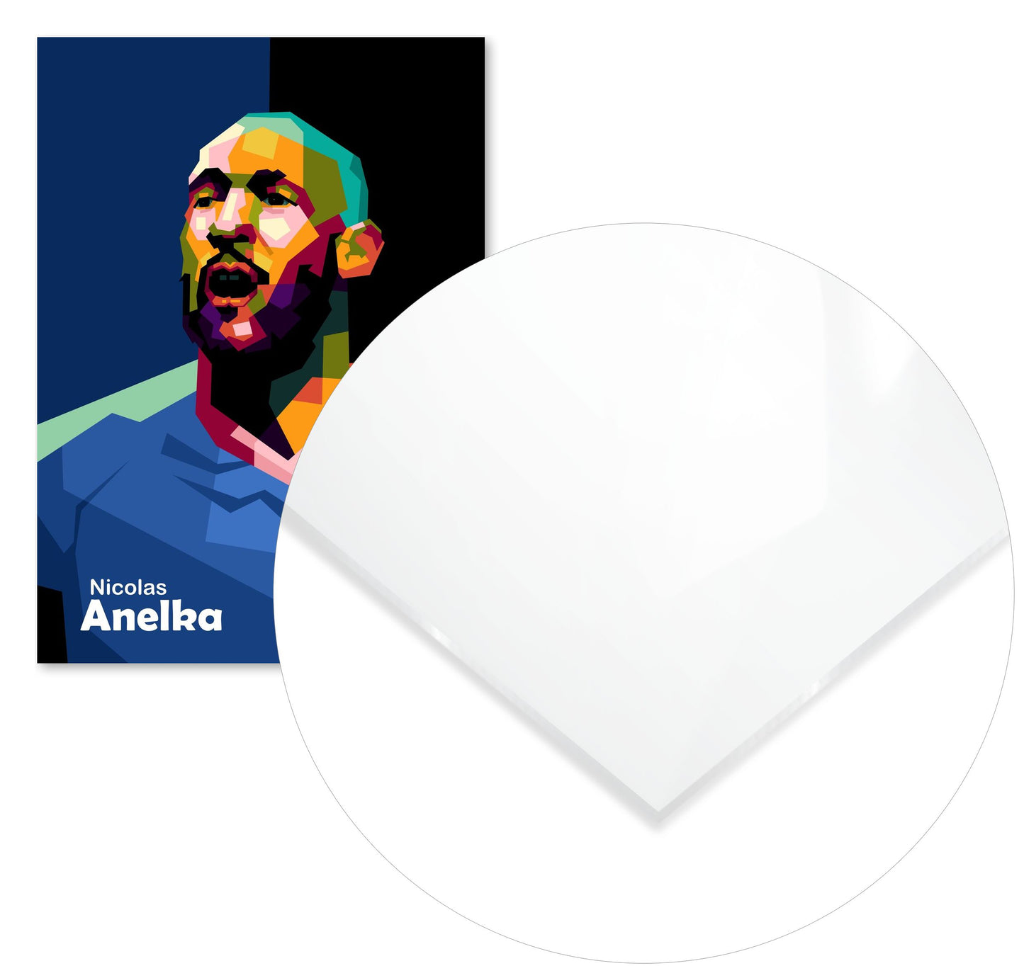 Nicolas Anelka in trend pop art - @Mirupop_06