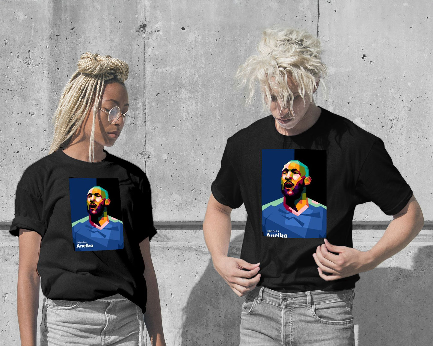 Nicolas Anelka in trend pop art - @Mirupop_06