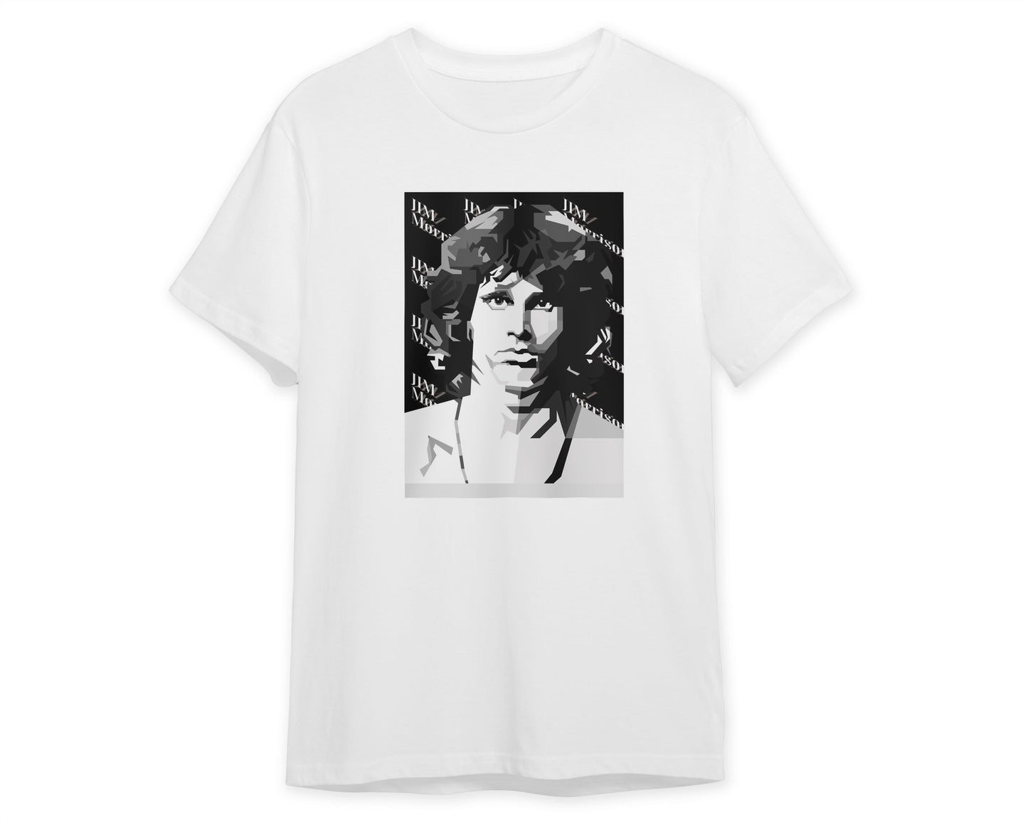 Jim Morrison Black White - @Artkreator