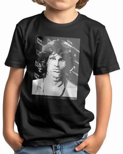 Jim Morrison Black White - @Artkreator