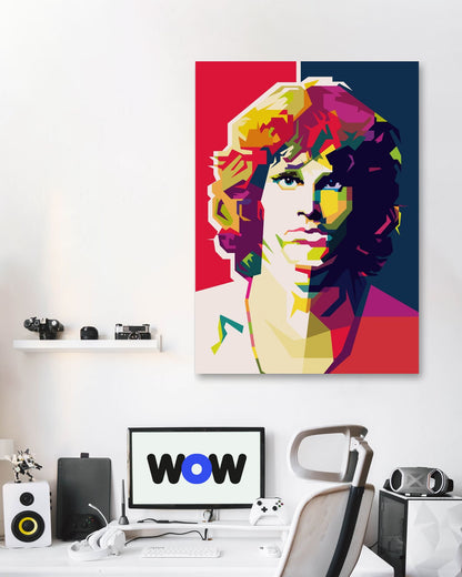 Jim Morrison WPAP  - @Artkreator