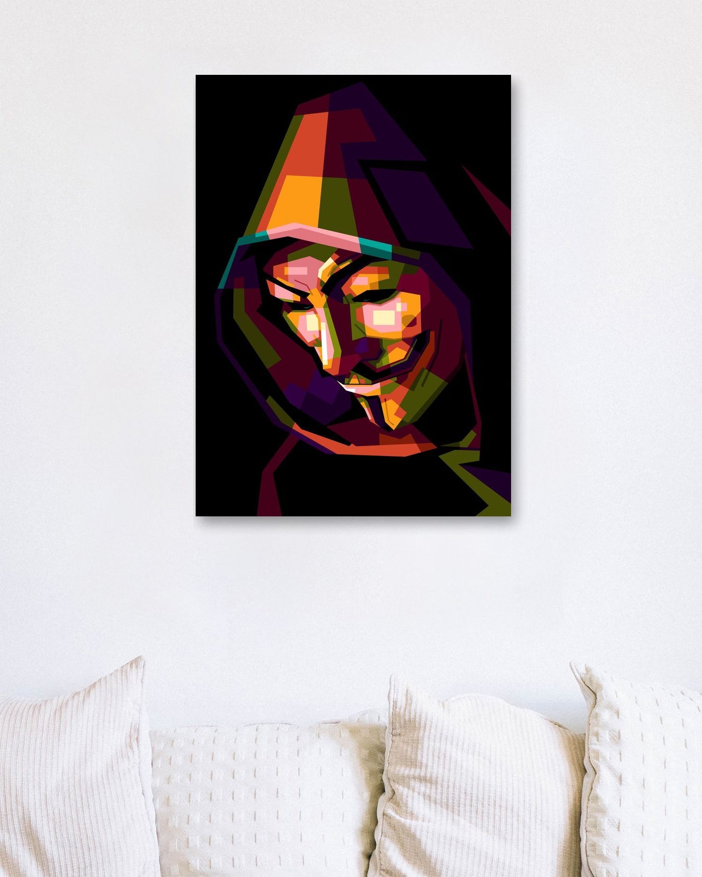 Anonymous vendetta in wpap pop art - @Mirupop_06