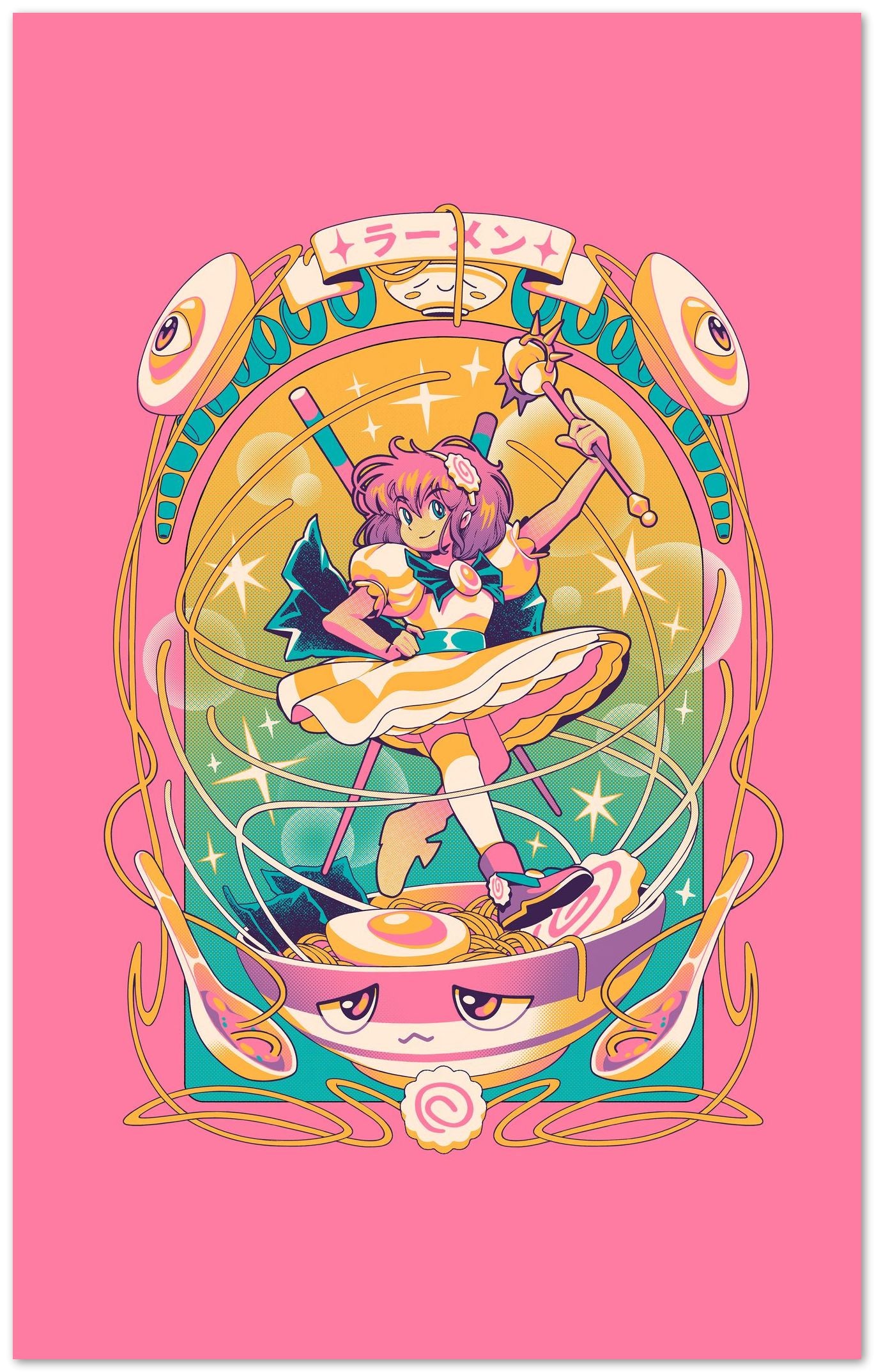 Noodle Girl - Ilustrata - @Ilustrata