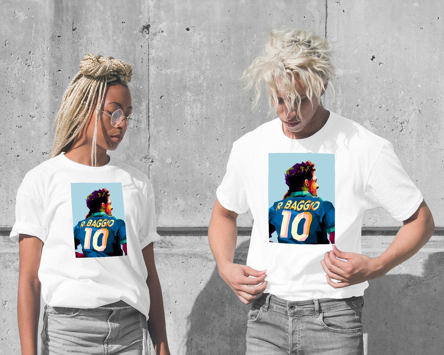 Roberto Baggio en tendencia Pop art - @Mirupop_06