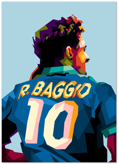 Roberto Baggio en tendencia Pop art - @Mirupop_06