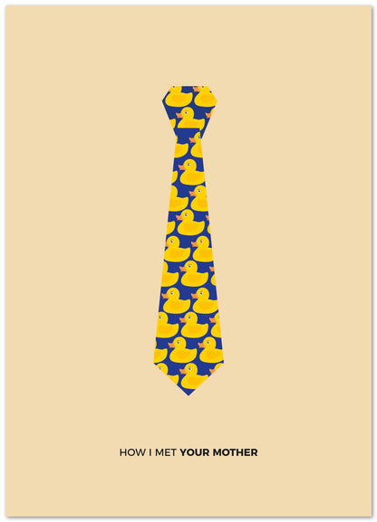 How i met your ducks tie - @donluisjimenez