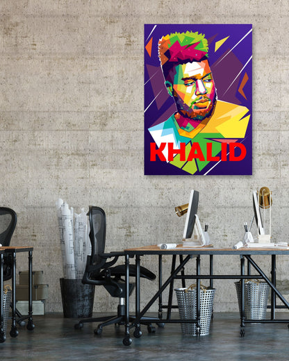 Khalid Pop Art - @AsranVektor