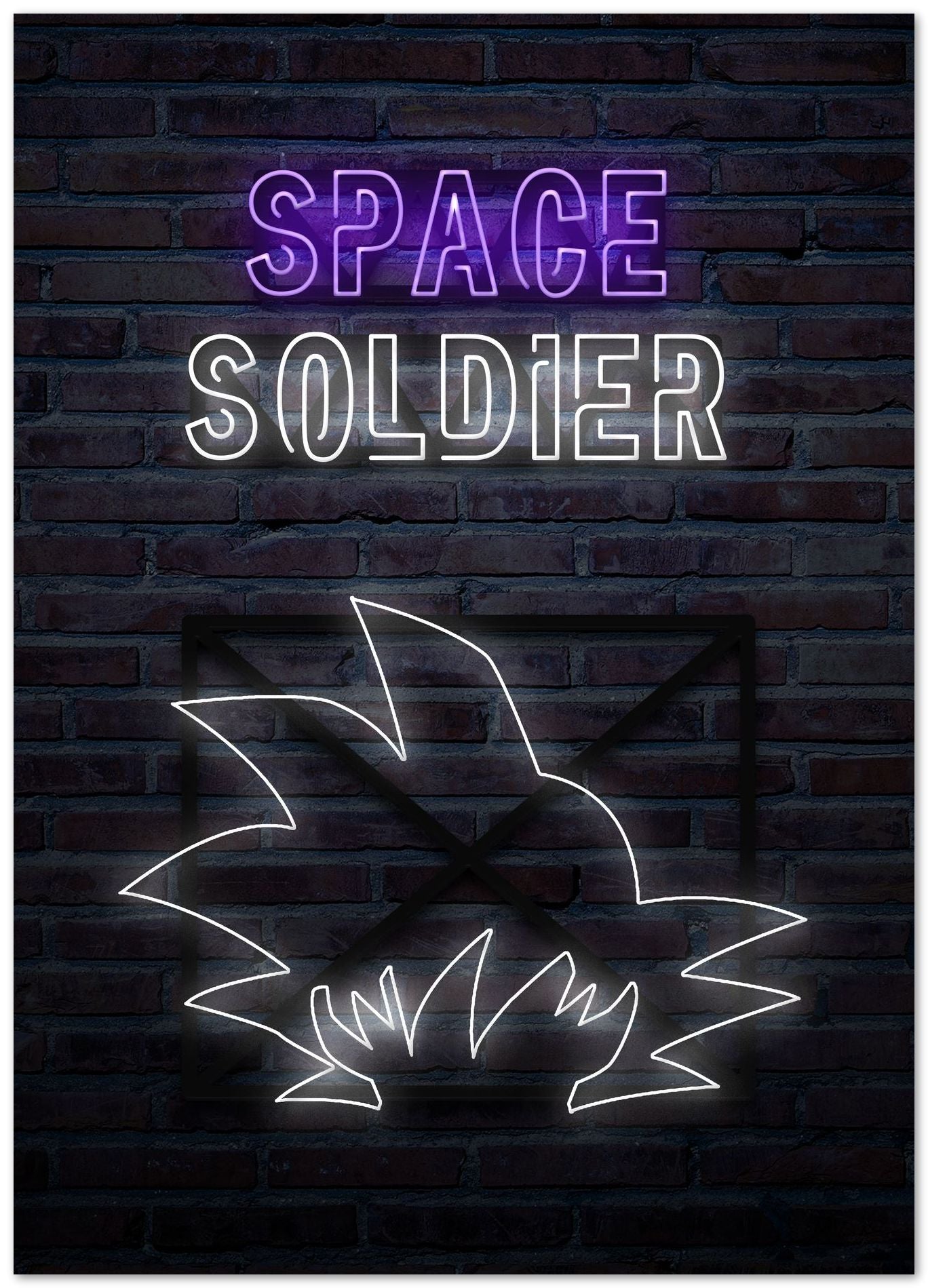 Neon Space Soldier 5 - @FreakCreator