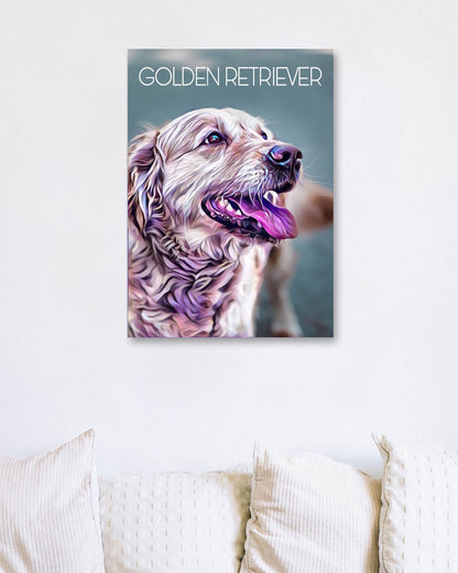 Funny Golden Retriever  - @VickyHanggara