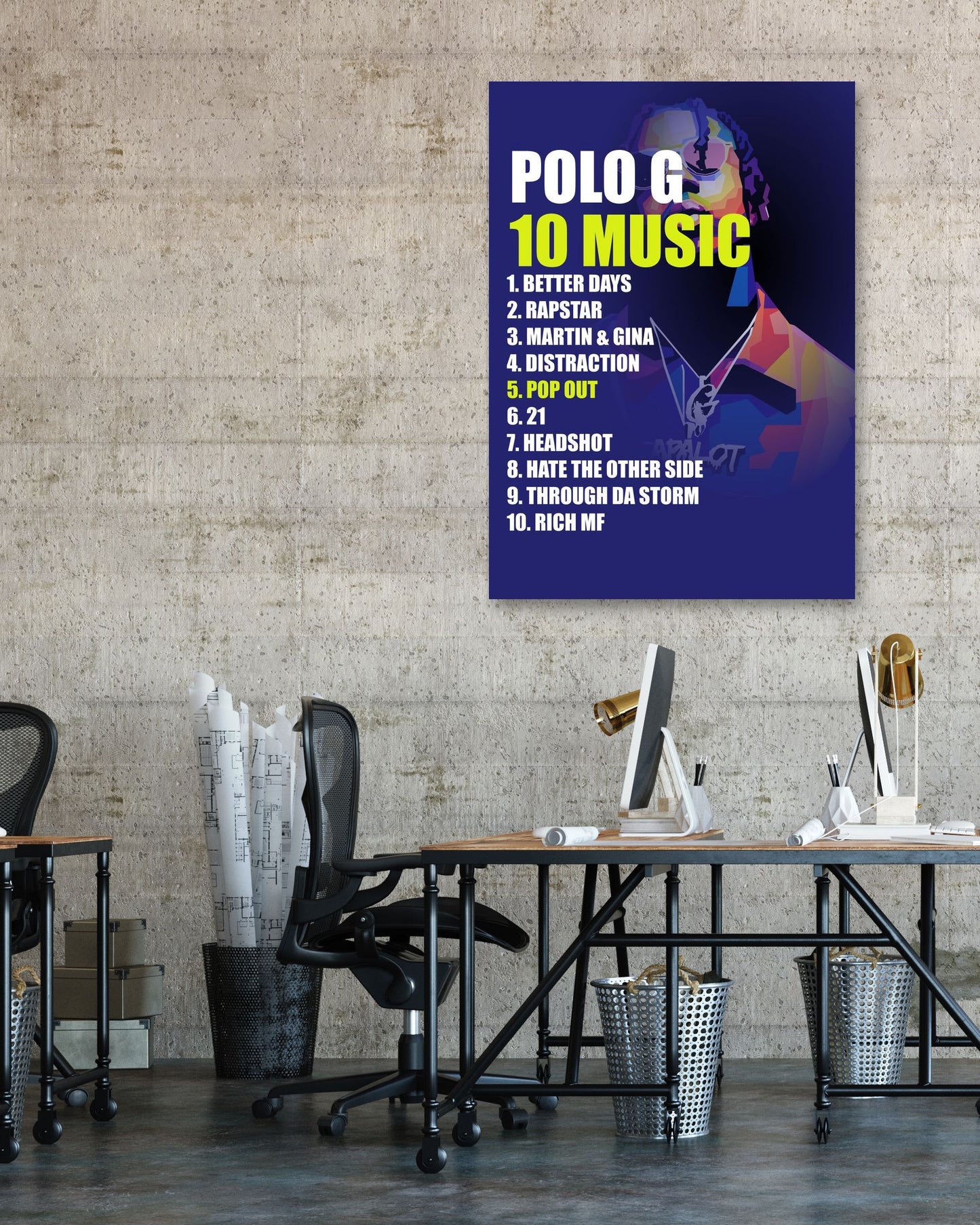 polo g quotes pop art - @hikenthree