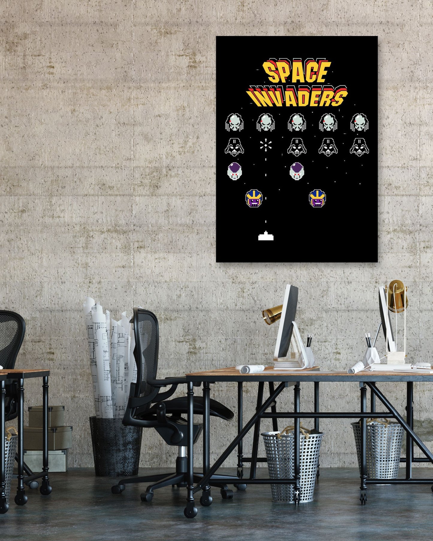 Space Invaders - @Tintarosaurio