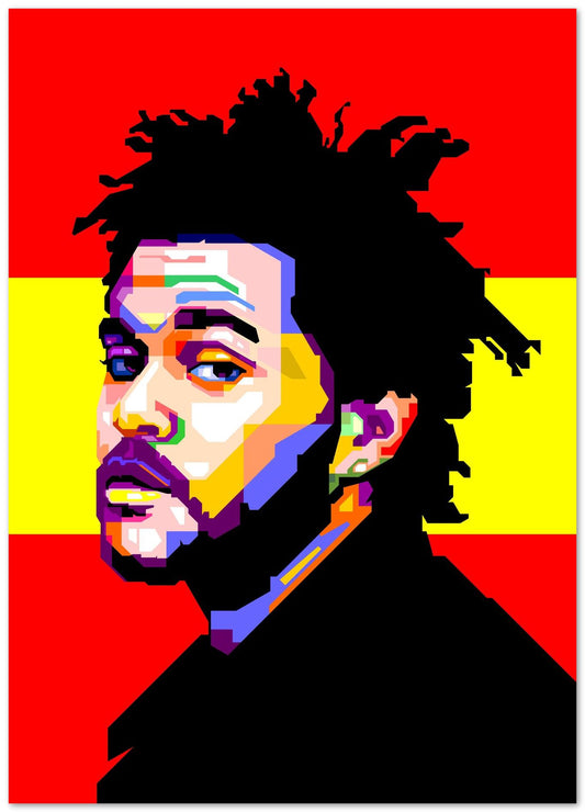 The Weeknd WPAP Red Yellow BG - @WPAPbyiant