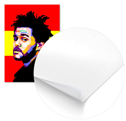 The Weeknd WPAP Red Yellow BG - @WPAPbyiant