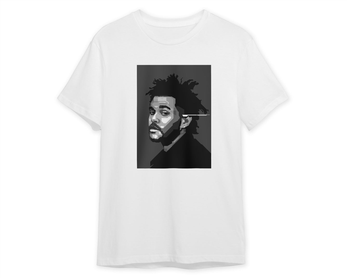 The Weeknd in Monochrome Art - @WPAPbyiant