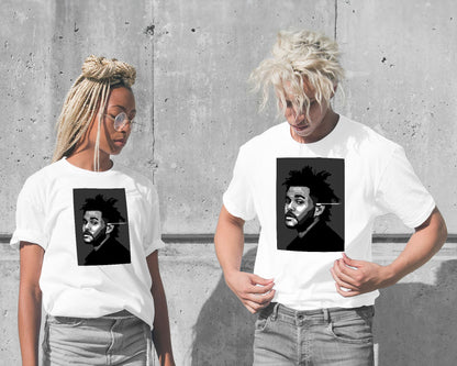 The Weeknd in Monochrome Art - @WPAPbyiant